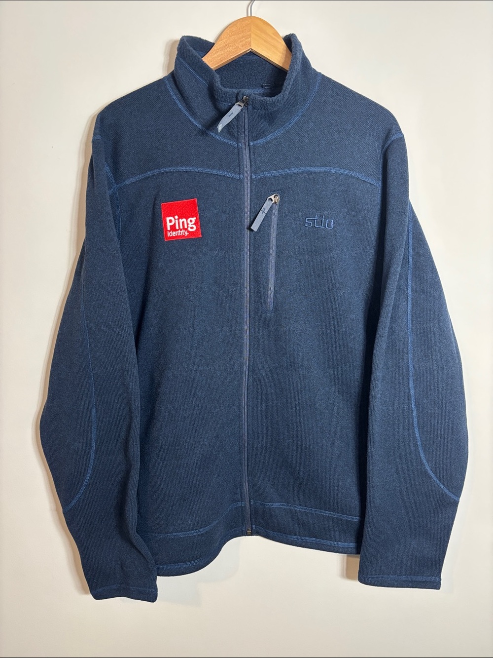 Stio Wilcox Full Zip Fleece Jacket Outdoor Wyoming XXL Logo